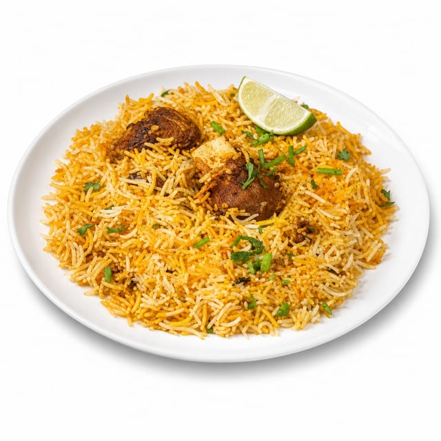 Special Goat Fry Biryani.