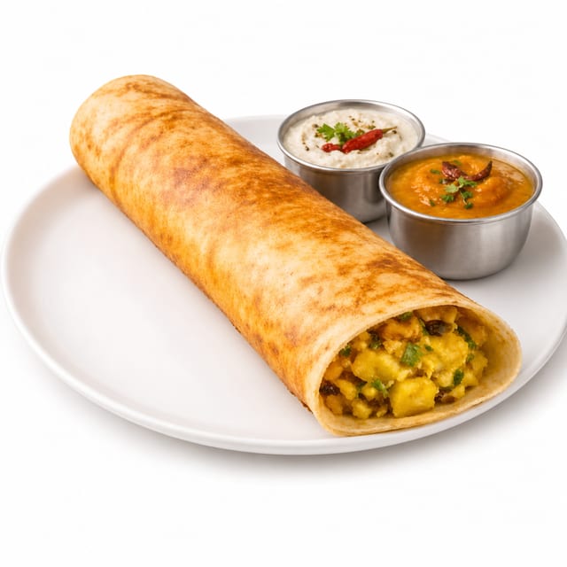 Onion Masala Dosa.